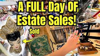 It Already Sold For $175! Going To Some AMAZING Estate Sales & A New THRIFT! Come With ME!