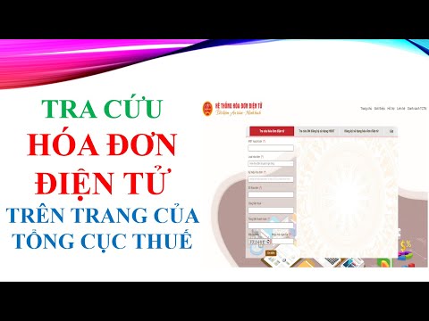 Video TRA CỨU VÀ IN HÓA ĐƠN ĐIỆN TỬ TRÊN TRANG CỦA TỔNG CỤC... - youtube