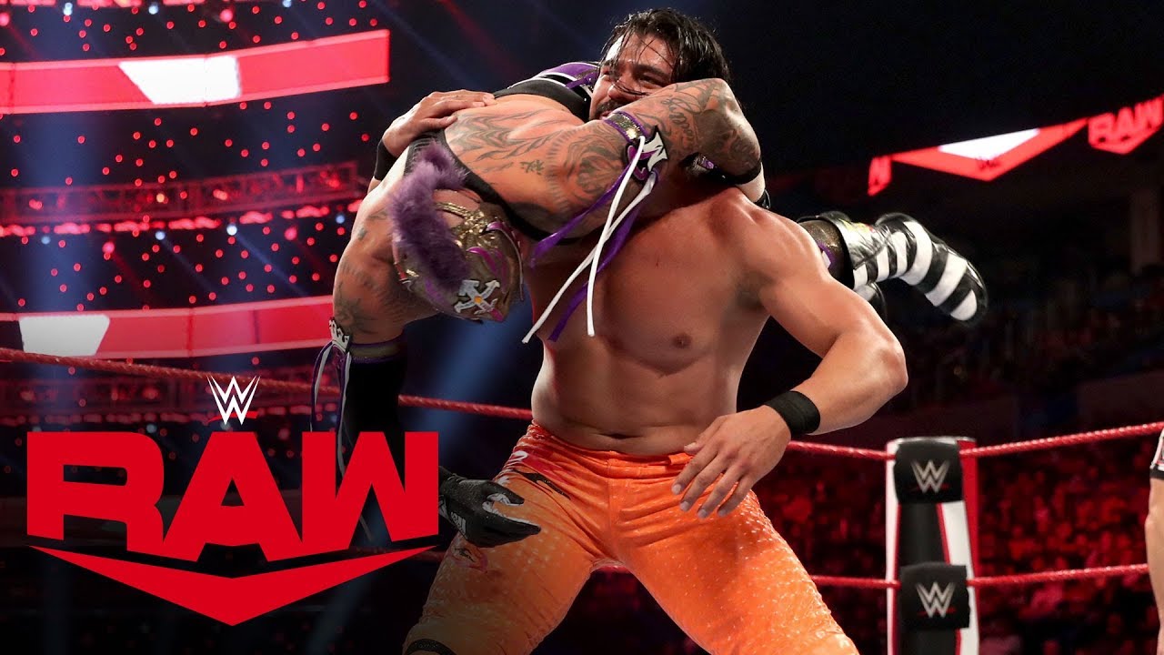 Andrade vs. Rey Mysterio – U.S. Title Match: Raw, Jan. 6, 2020