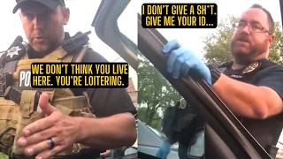 ID Addict Cop Accuses Man Of Loitering At His Own Apartment Complex
