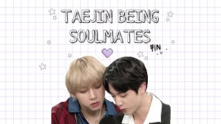 taejin sharing one(1) braincell for two minutes (BTS VJIN / 태진/ 뷔진)