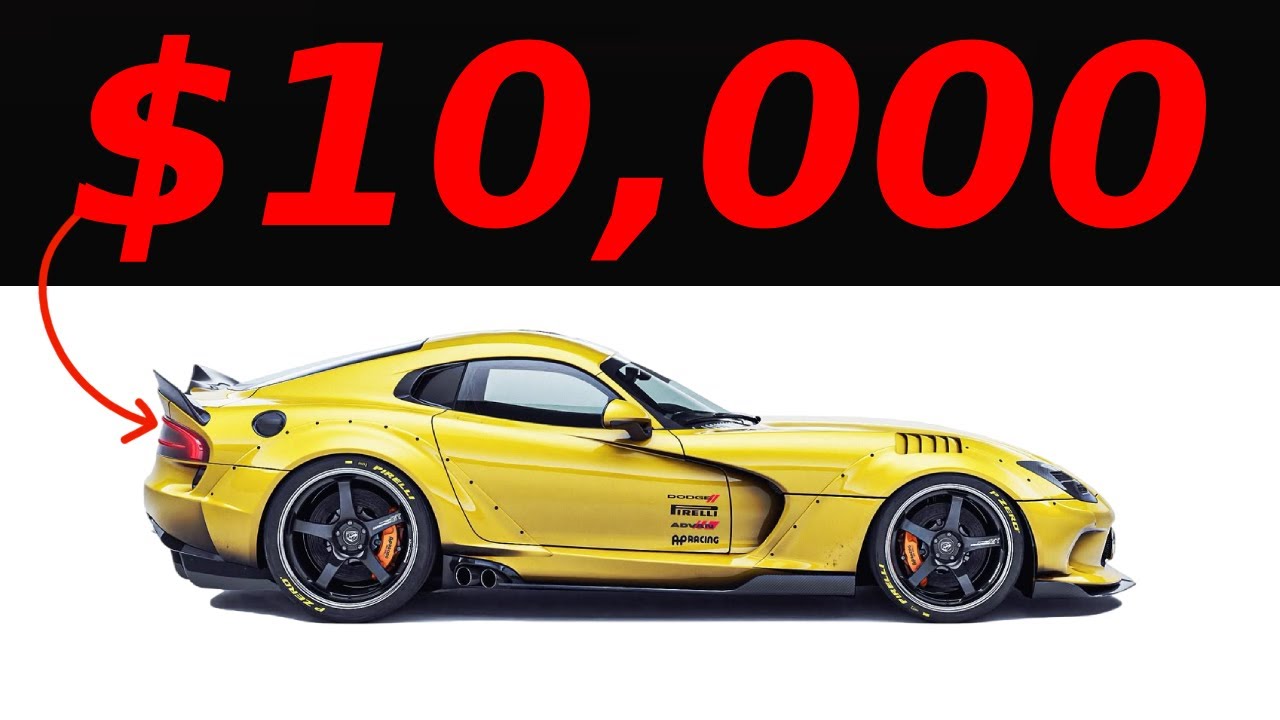 Top 10 Cool Cars For Cool Guys Under 10K (in 2025)