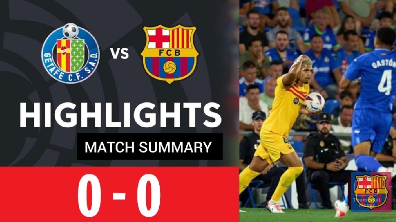 Getafe - Barcelona live online: score, stats and updates, LaLiga ...