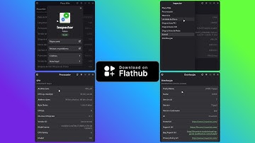 Informações sobre o sistema com o Inspector (Flatpak)