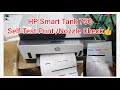 HP Smart Tank 750 /Selft Test Print /Nozzle Check