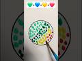 satisfying painting with water drops using  💙+❤️#love #trending #shorts