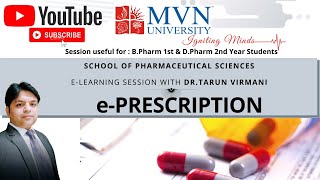 ELECTRONIC PRESCRIPTION ( e-Prescription) & its Advantages