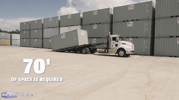 Space Needed For Portable Storage Containers | Mini Warehousing