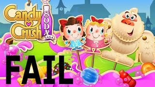 Candy Crush Soda Saga - NEW levels for me 17 - 21 (failed level 21) screenshot 3