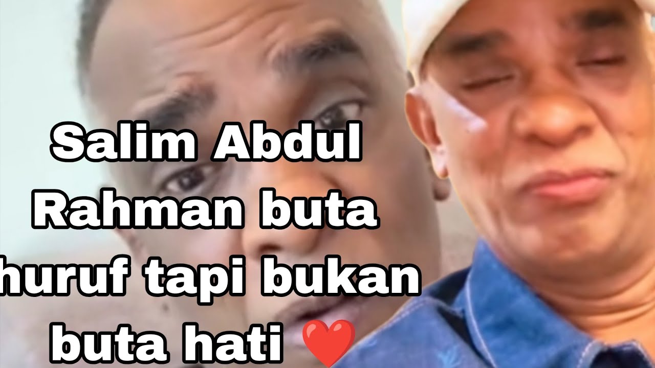 Salim Abdul Rahman mengaku buta huruf tapi bukan buta hati live Salim Iskandar 