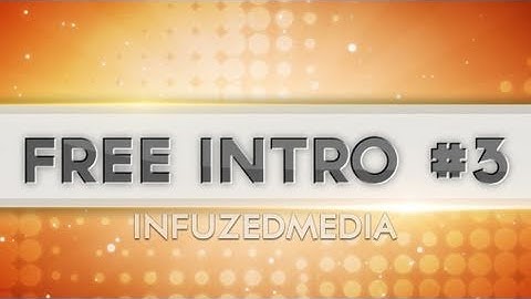 *FREE* After Effects Intro! [Speed Intro #3] [Orange Burst]