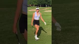 Your favorite girl at it☺️ #golf #gracecharis