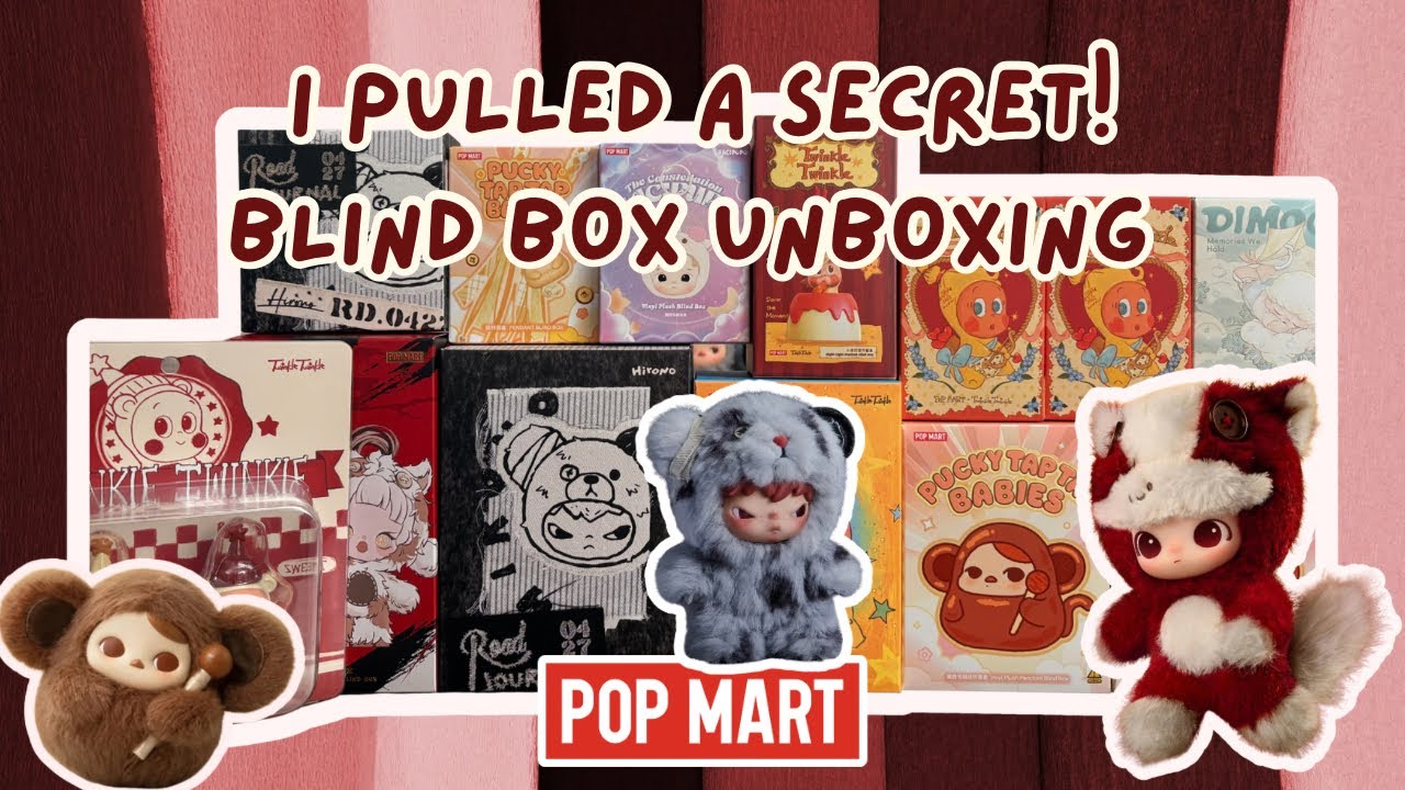I PULLED A SECRET! 🥹😭 BLIND BOX UNBOXING - YouTube