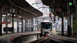 JR阪和線　天王寺駅に入線する225系　JR Hanwa Line Tennōji Station　(2019.3)