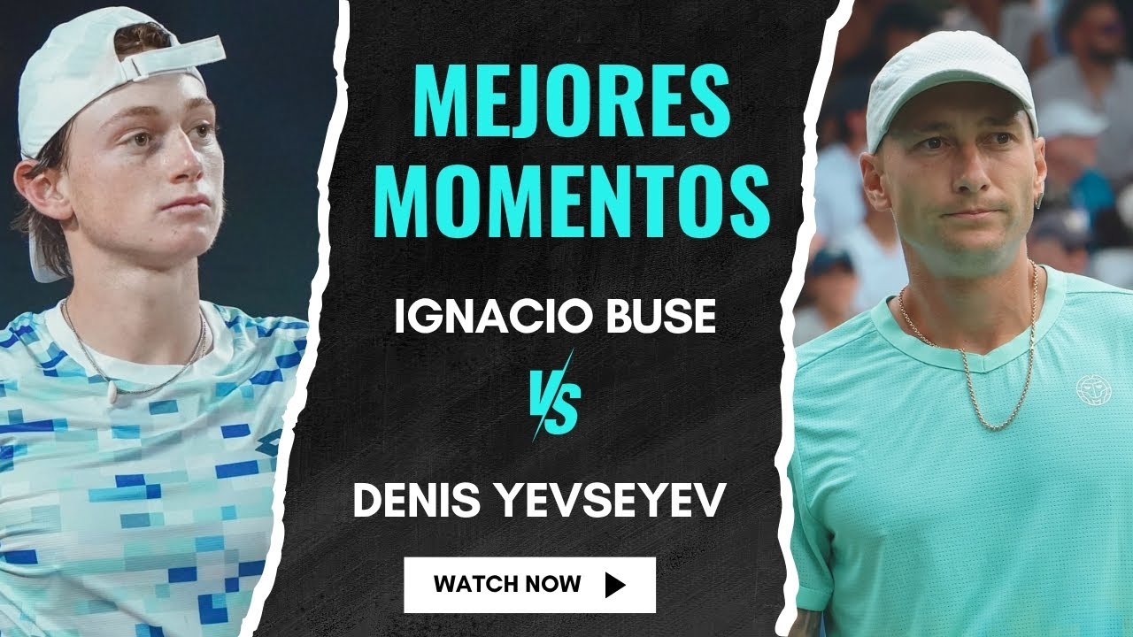 IGNACIO BUSE vs Denis Yevseyev Octavos de final CHALLENGER HEILBRONN