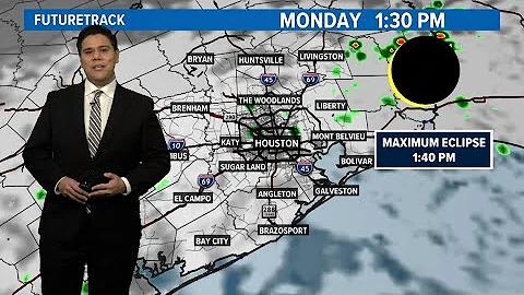 Eclipse forecast: What to expect in the Houston area on Monday, April 8