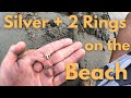 Metal Detecting the Beach. XP Deus 2!  More silver and two more rings.