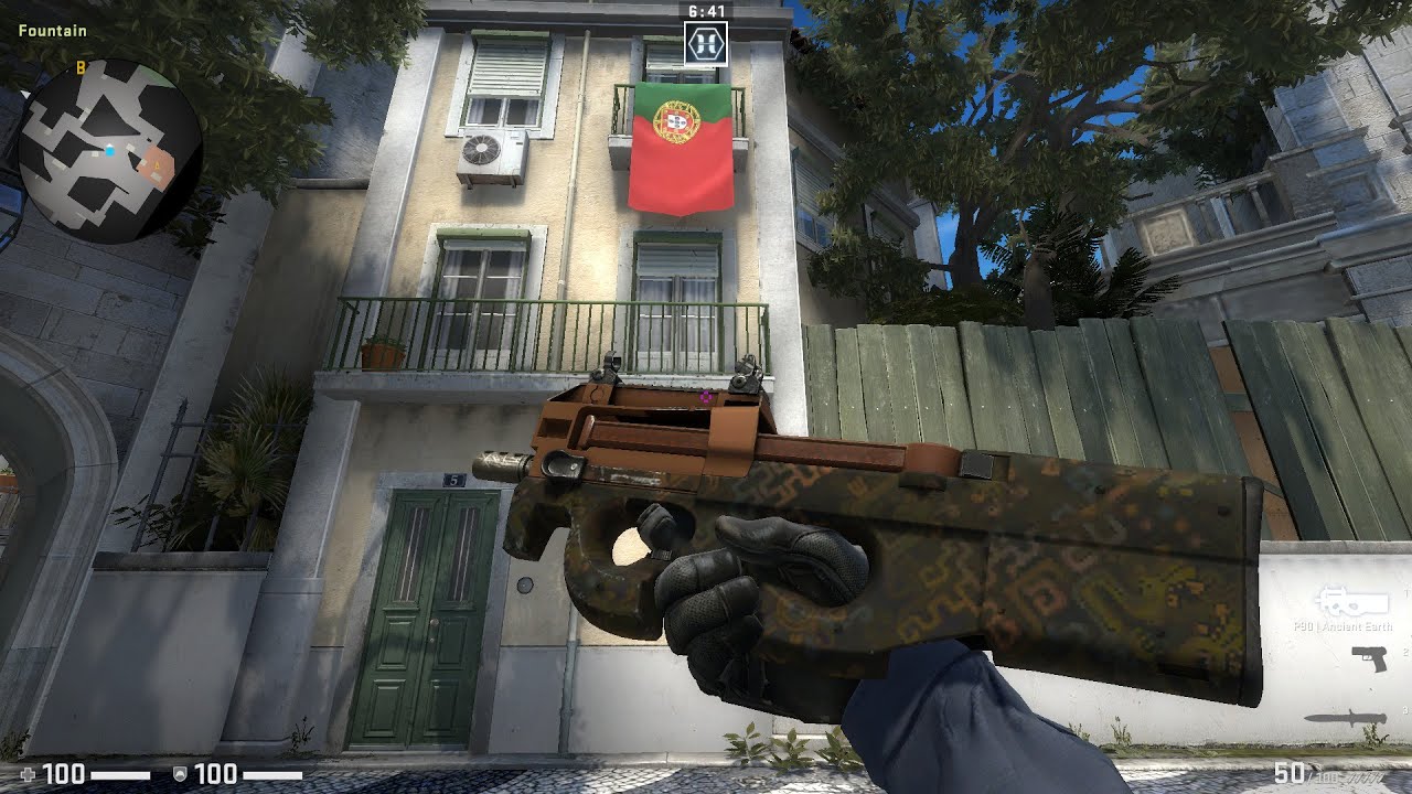 CSGO P90 Ancient Earth Factory New - YouTube