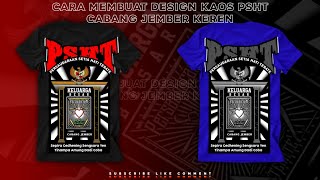 TUTORIAL DESAIN LOGO PSHT VEKTOR TUGU KEREN SIMPLE - DI APLIKASI PIXELAB