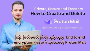 How to Create and Delete Proton Mail Account Step by Step-  End to End Encrypted- Privacy.
