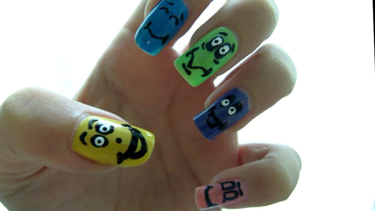 1. "Cute and Quirky Nail Art with Faces" - wide 4