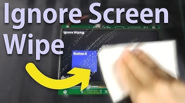 Noritake TFT Module | Touch Demonstration: Ignore Screen Wipe
