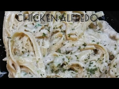 Chicken Fettuccine Alfredo With broccoli / Fast , easy and delicious