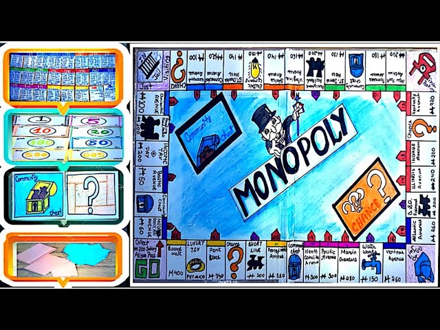 How to Make Your Own Monopoly Game: Board, Money, and Cards - HobbyLark