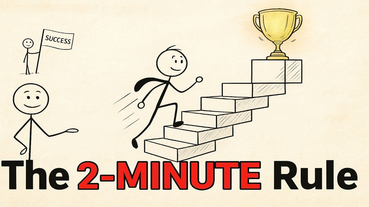 The 2 Minute Rule That Beats Procrastination - Stick Figure Motivation ...