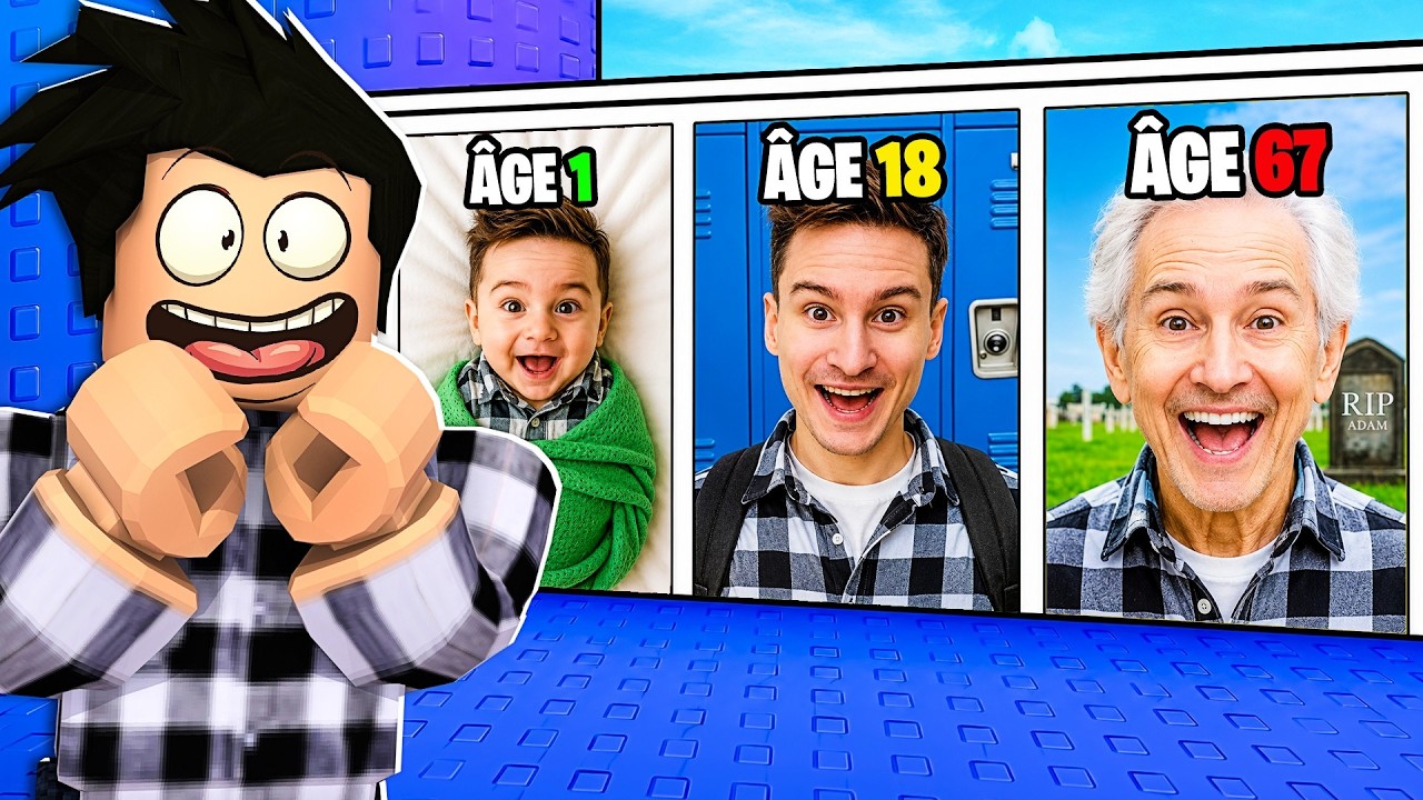 De la NAISSANCE à la MORT dans Roblox