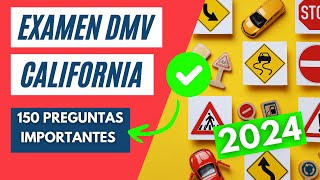 Examen de Manejo de California 2024 ✅ 150 PREGUNTAS CLAVE