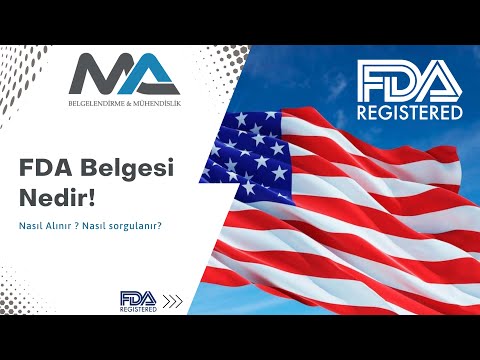 Video: FDA neyi temsil ediyor?