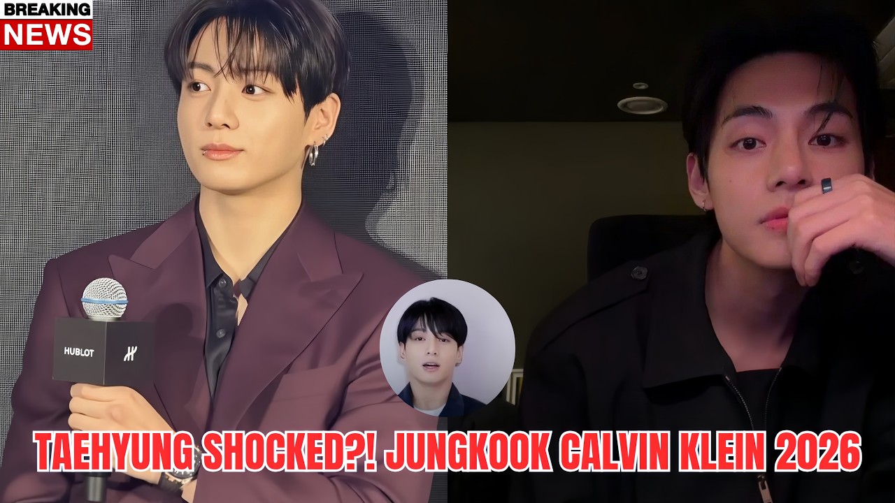 Тэхён был ШОКИРОВАН показом Чонгука на Calvin Klein 2026 — гордая реакция Ви стала вирусной!