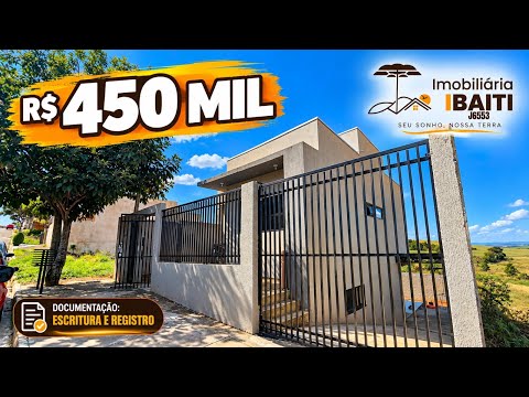 SOBRADO GRANDE 3 QUARTOS SENDO UM SUÍTE, 2 SALAS, COZINHA, VARANDA, GARAGEM COBERTA - Código: 2656