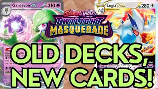 Top 10 Old Decks with New Twilight Masquerade Cards! (w/ PTCGL Lists!)