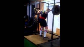Squat 465 2 singles 1 miss 11 23 2012
