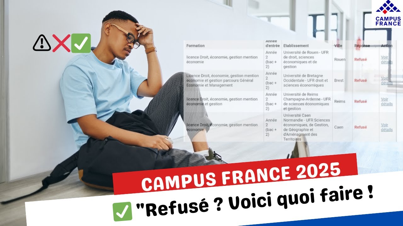 Refus Campus France : 4 recours qui marchent (et 3 à éviter) !