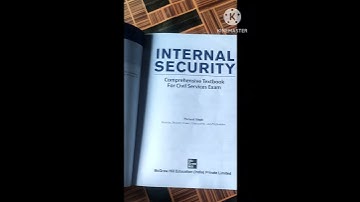 internal security book by pavneet singh  for upsc ias