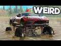 I Tried to go Mudding in a WEIRD Off-Road Corvette in Snowrunner Mods!