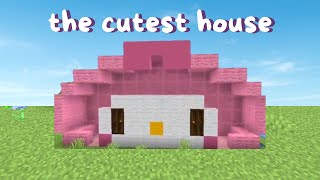 Minecraft House Tutorial : My Melody
