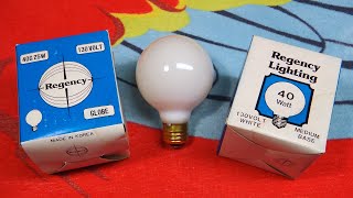 Regency 40watt G25 White Incandescent Light Bulbs