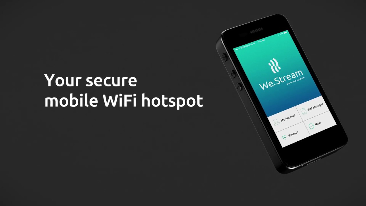 Hotspot Wifi Mobile We.stream Advanced Tracking YouTube