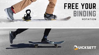 Celebrity A Kickstarter Project We Love: Quicksett V2 : The First Rotating Disc For Snowboard Binding Profile