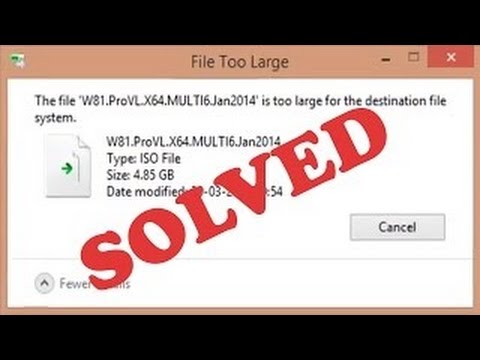 Cách sửa lỗi không copy được file qua USB - file is too large for the destination | Foci