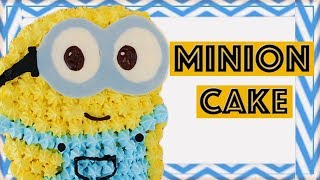 簡単♡ミニオンケーキの作り方【3Dケーキ/Minion 3D Cake】ボブver