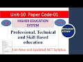 Professional, Technical and Skill Based education Part-2