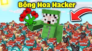 MINECRAFT BEDWARS, SỞ HỮU BÔNG HOA HACKER CHO ĐỒ SIÊU VIP TROLL NOOB TEAM