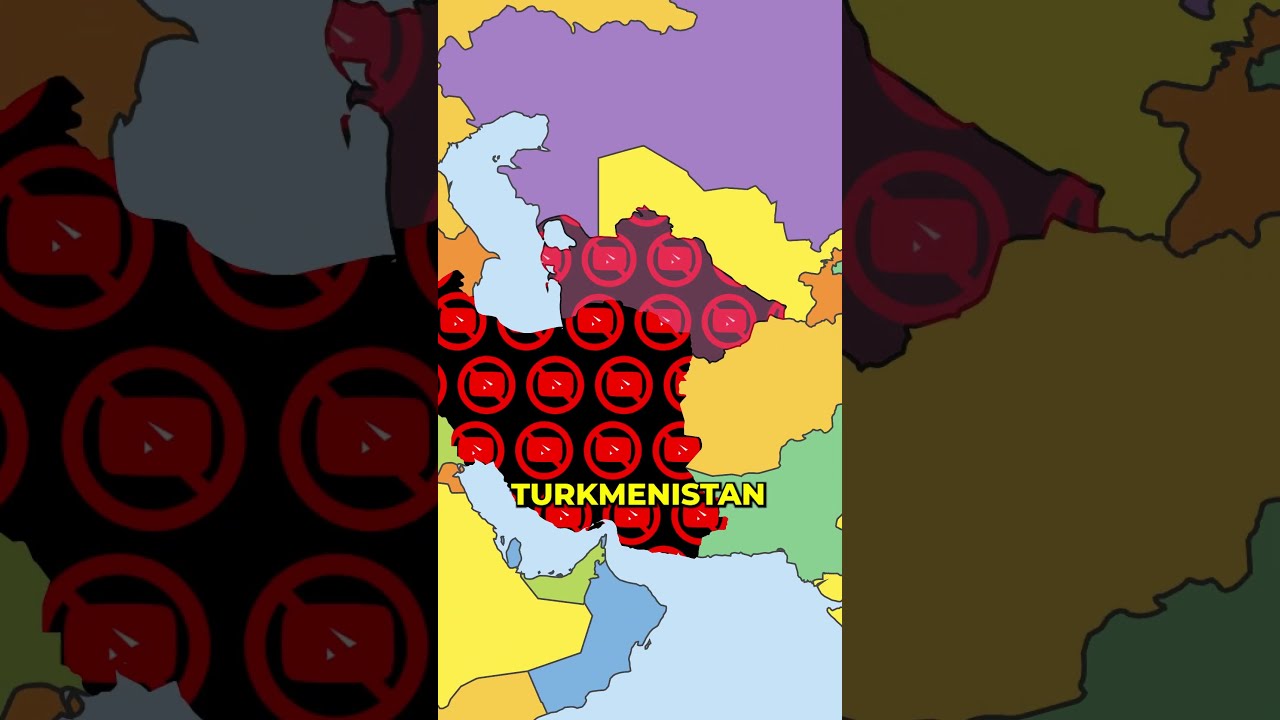 The Only 5 Countries That BANNED Youtube Geography Maps