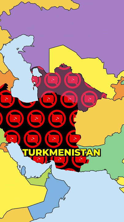 The Only 5 Countries That BANNED Youtube! #geography #maps #youtube