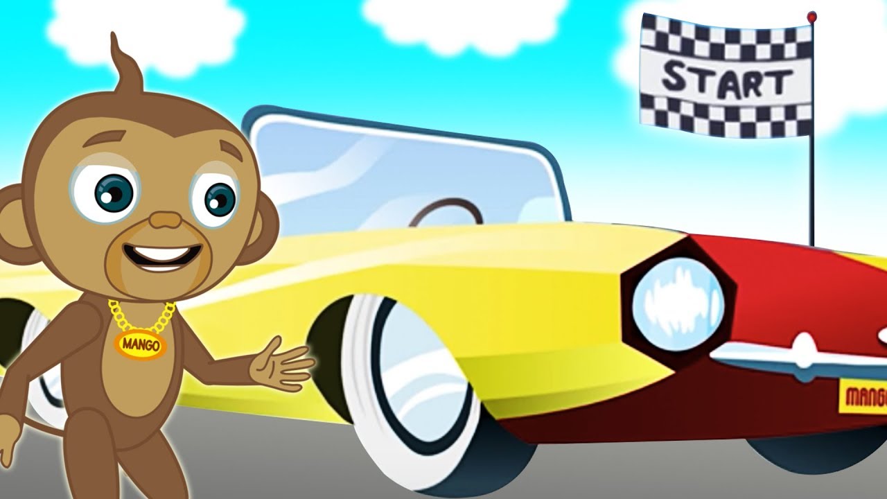 Monkey Goes CRAZY Driving Car Monkey Cartoon Adventures of Annie